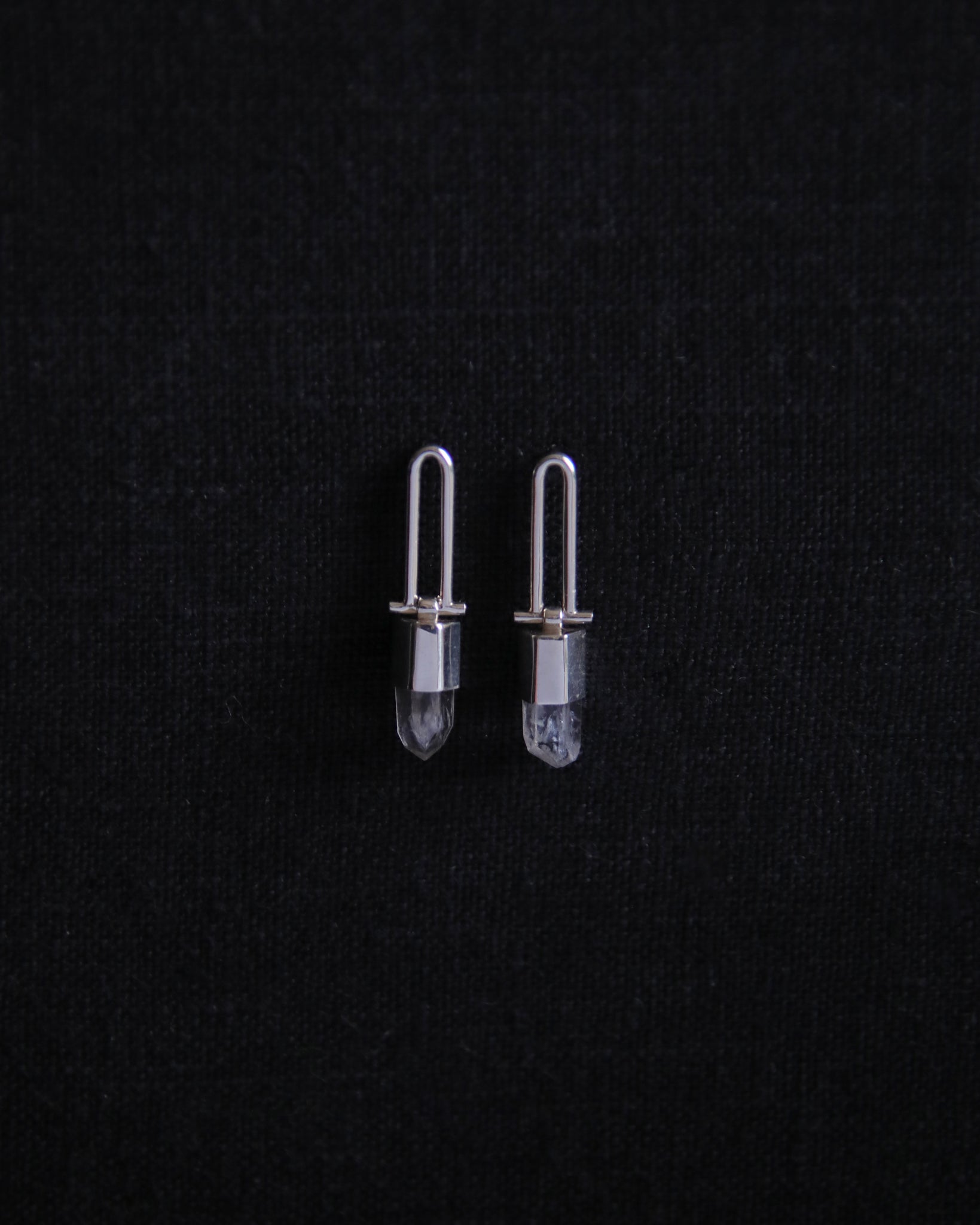 Alexis Crystal Quartz Earrings Short