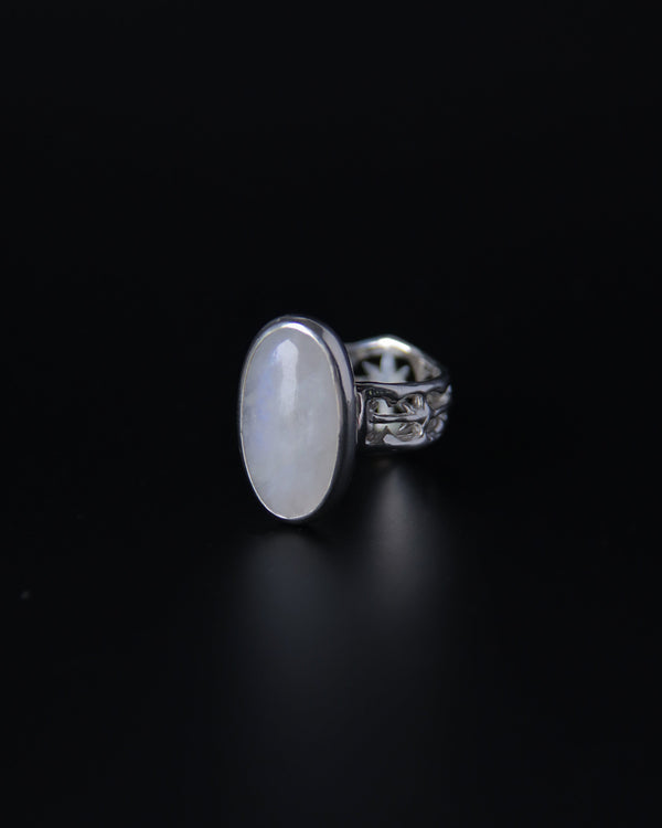 Navi Moonstone North Star Ring 18.0