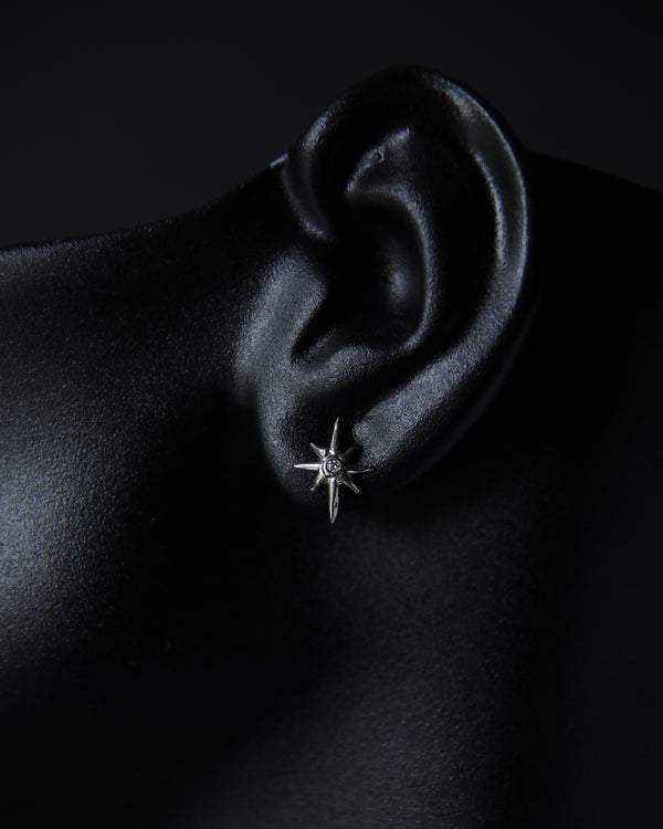 Navi Moissanite North Star Stud Earrings