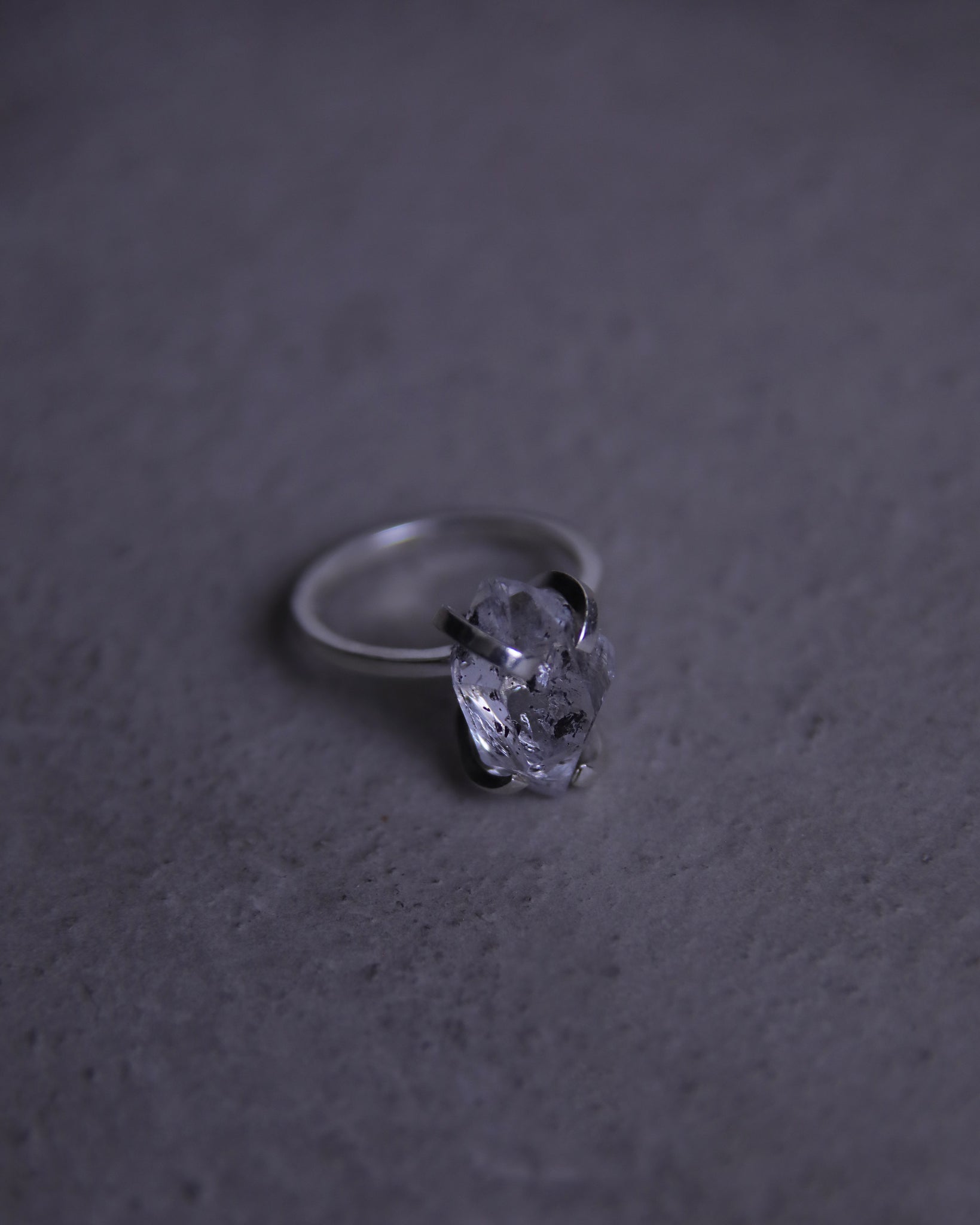 Herkimer Diamond Ring 16.8