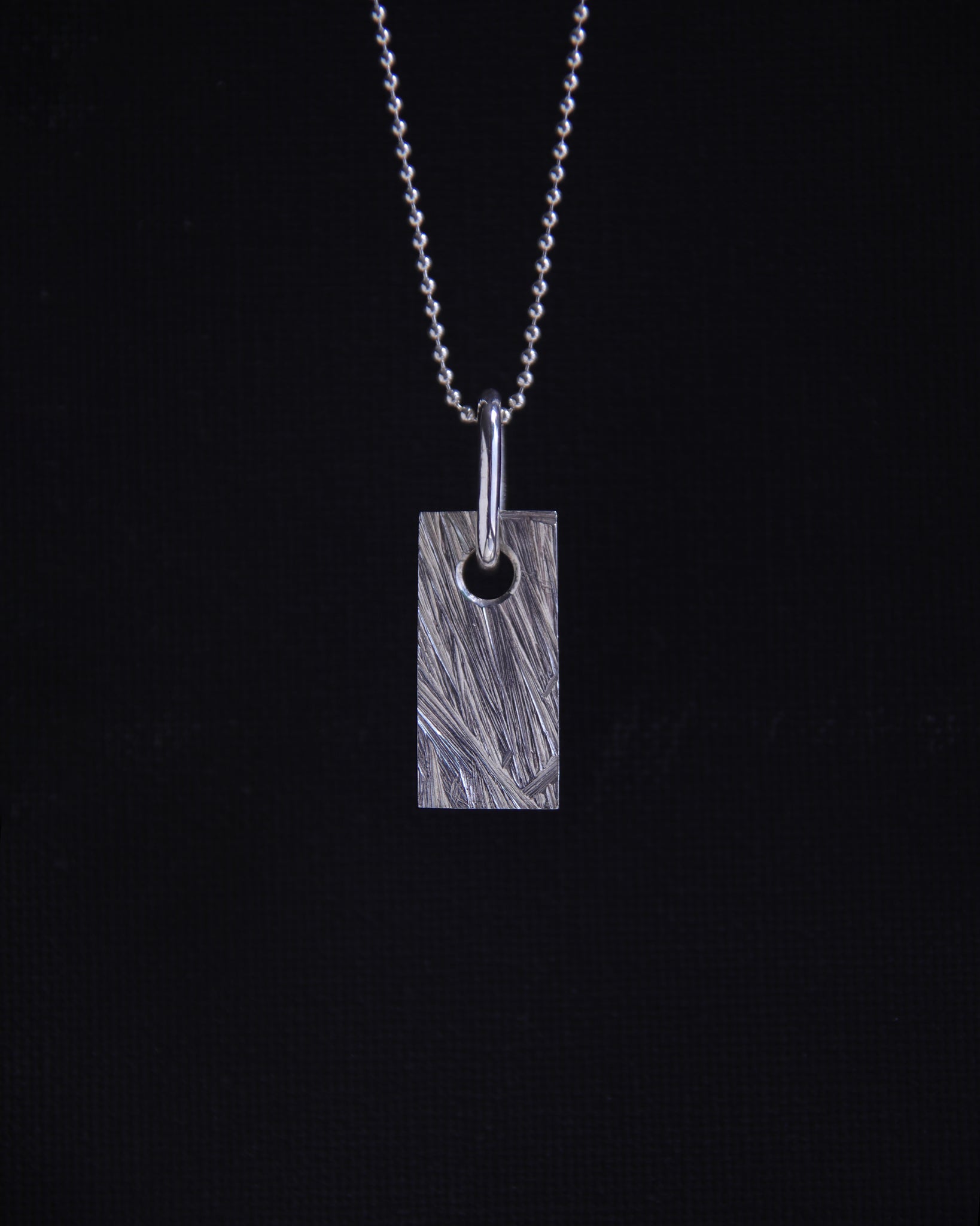 Textured Tag Pendant