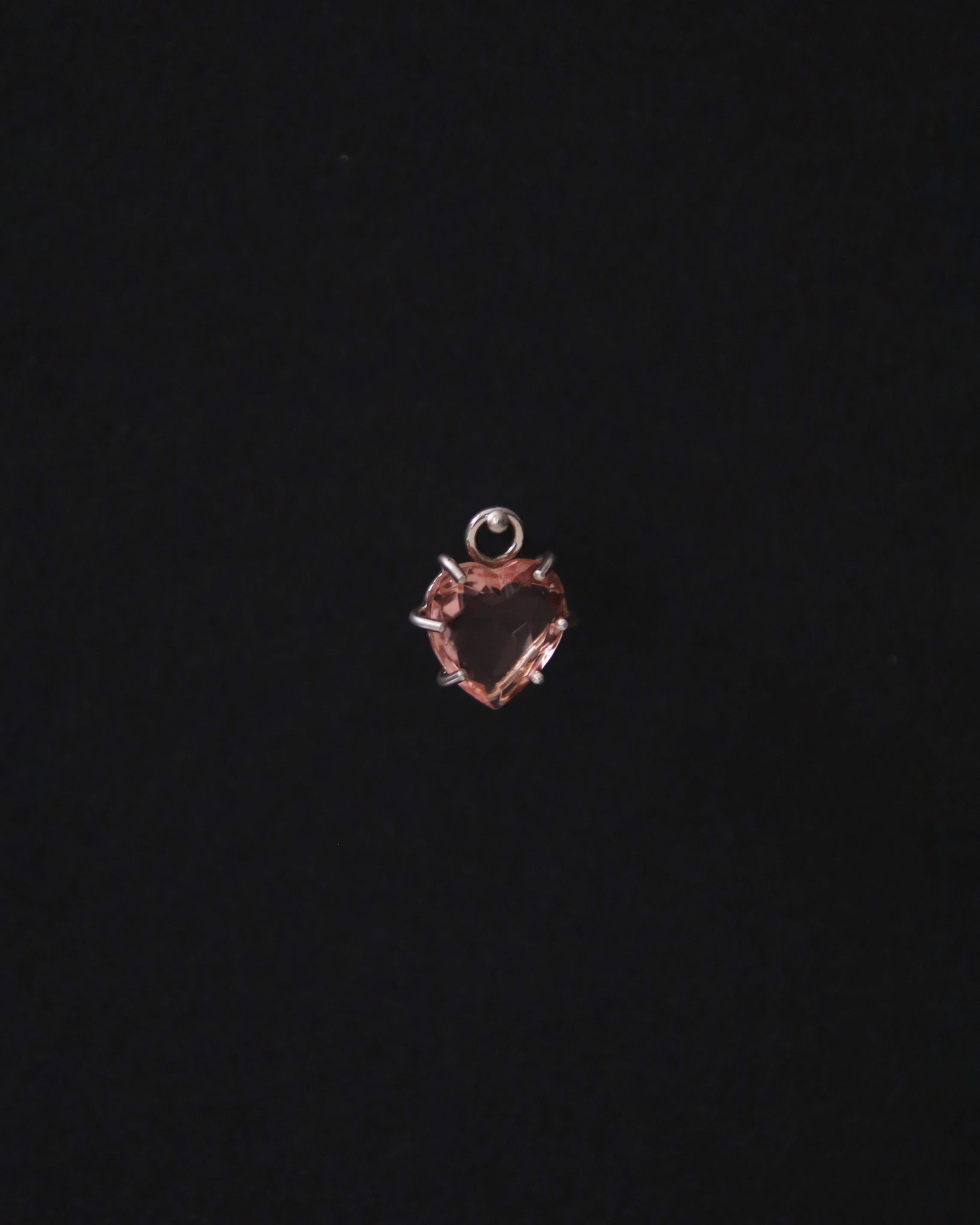 Soraya Vintage Swarovski heart Earring Charm