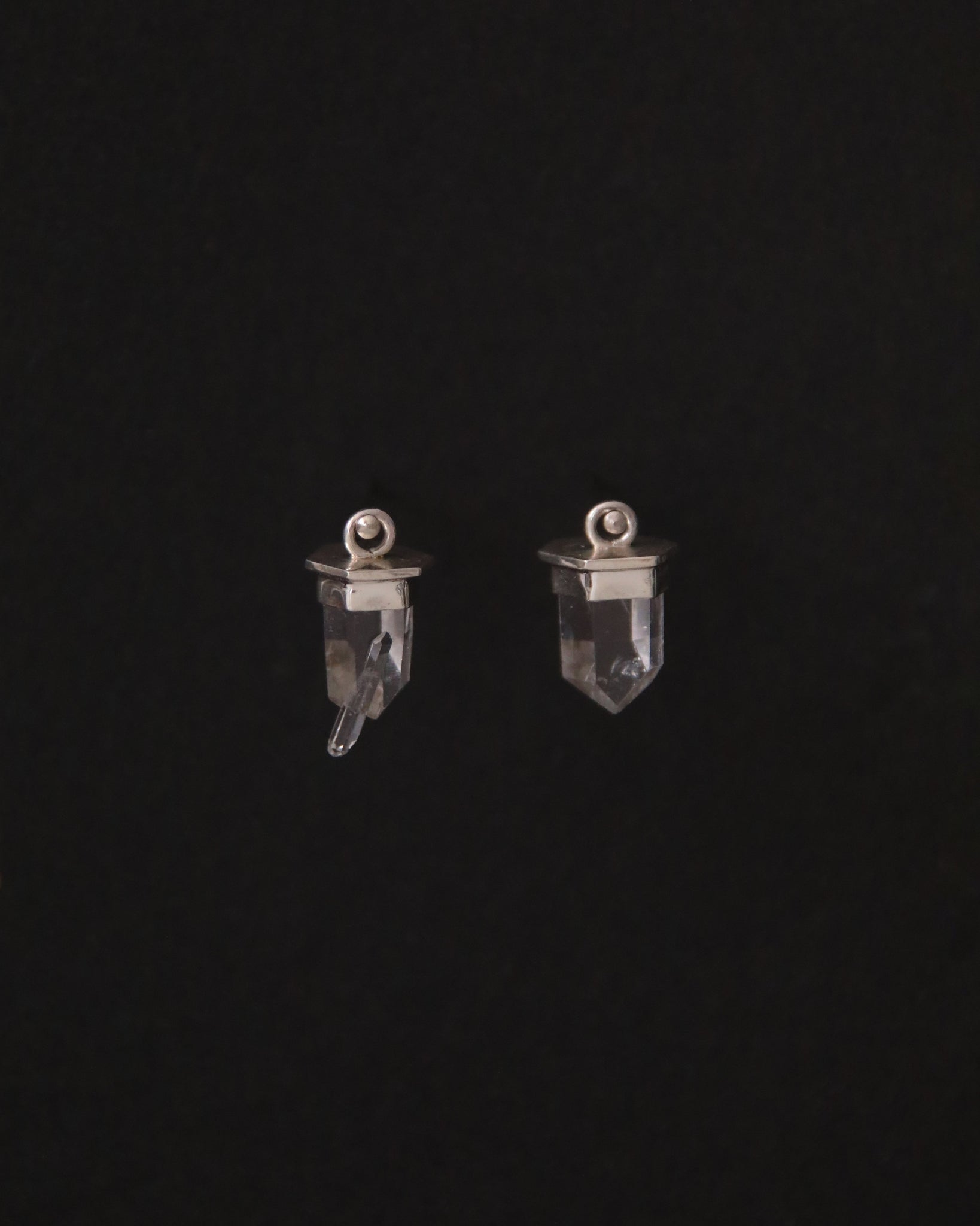 Hayley Crystal Quartz (With A Baby) Earring Charms Nr.6