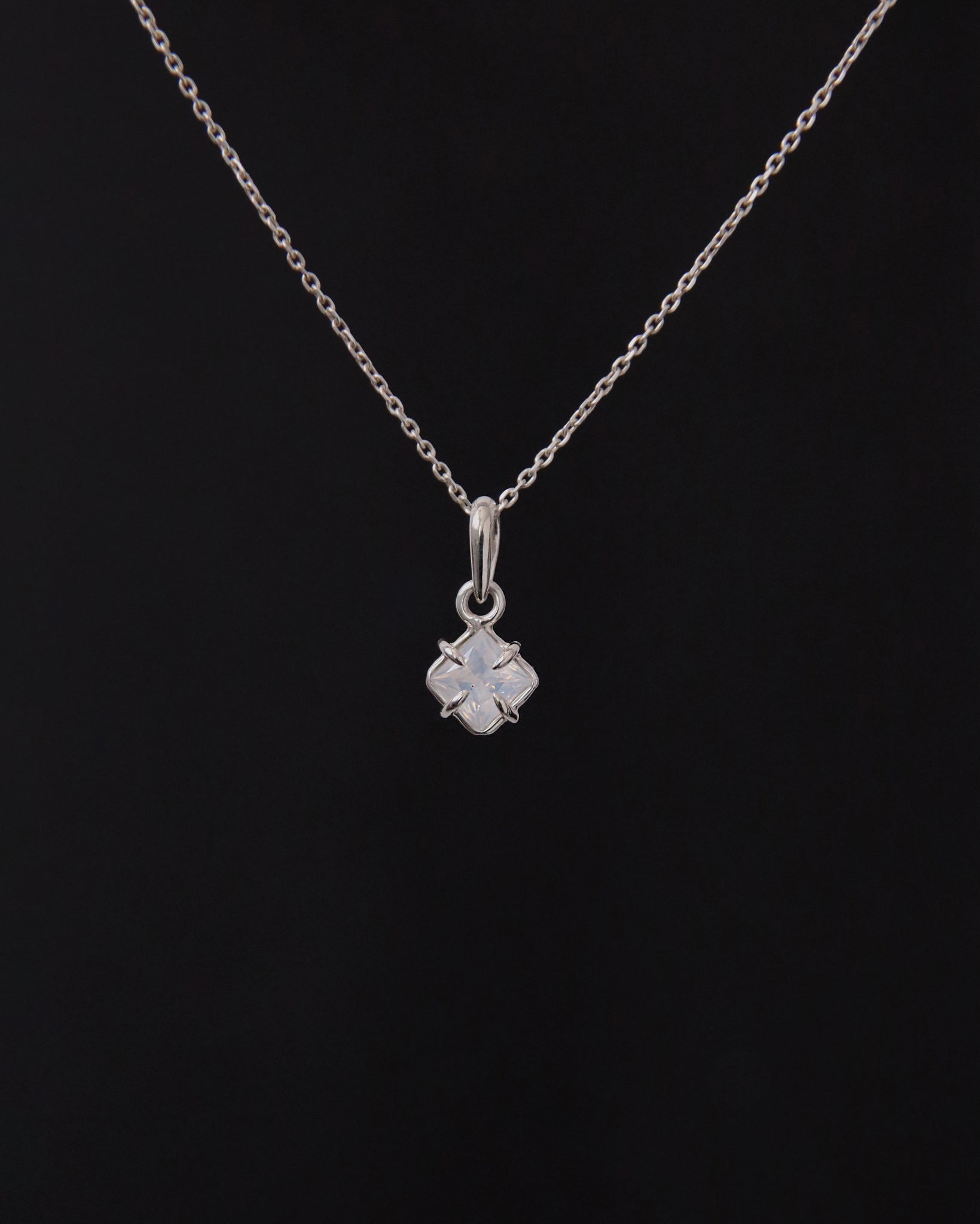 Amari Swarovski Opal CZ Pendant S