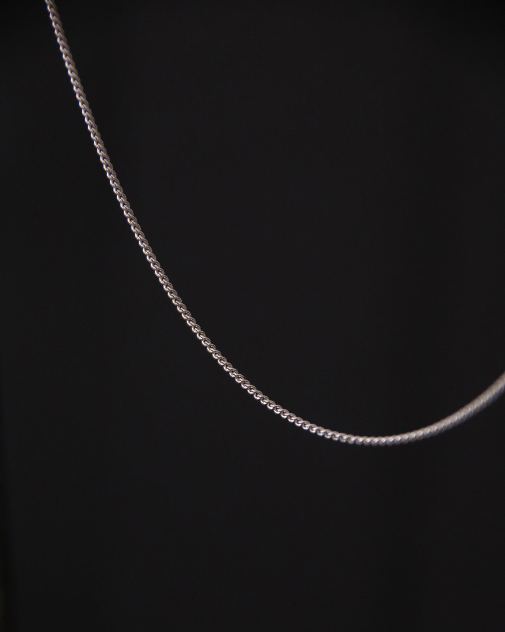 1.2mm Curb Chain Necklace